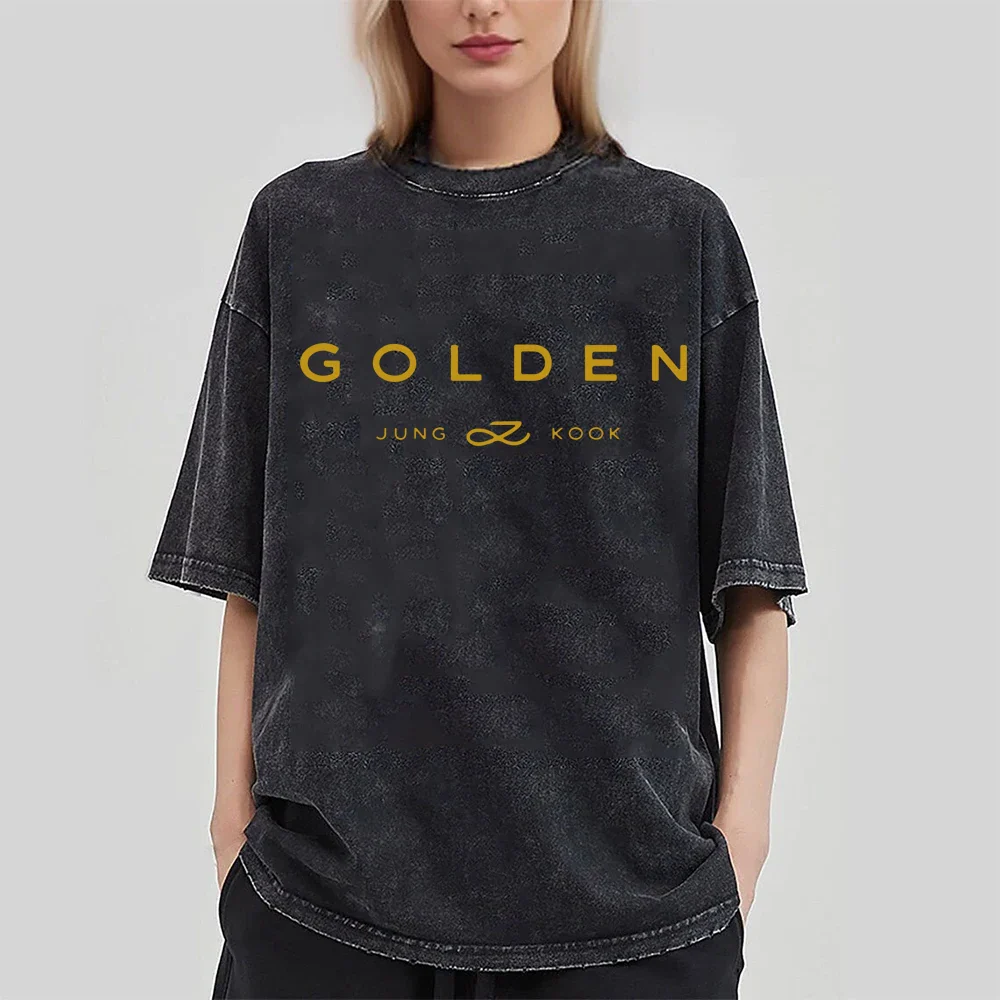 Jungkook Exclusive Golden T-Shirts ( Multiple options ) - Image 3