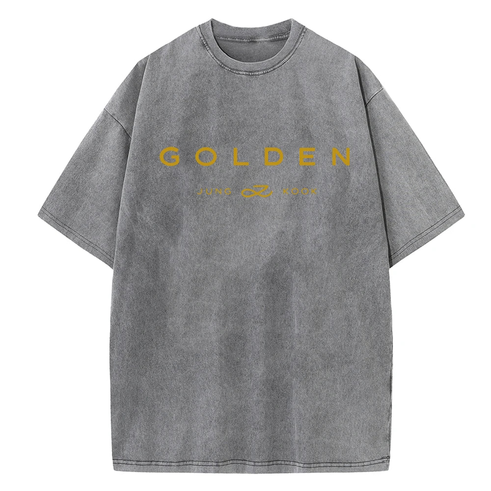 Jungkook Exclusive Golden T-Shirts ( Multiple options ) - Image 6