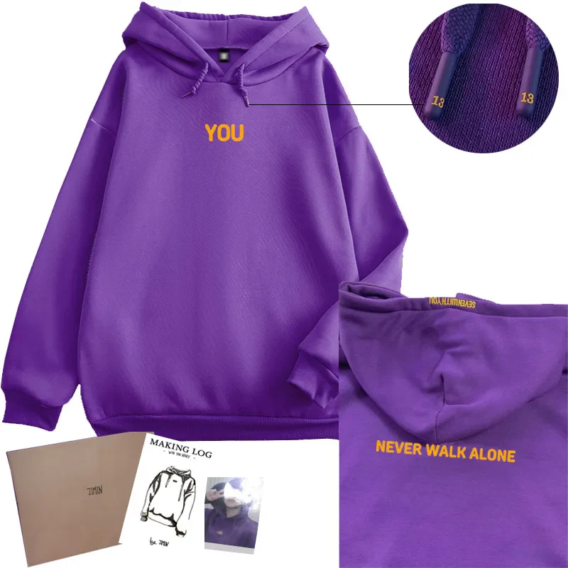 BTS Jimin Exclusive ‘ Never Walk Alone’ Hoodie💜 - Image 4