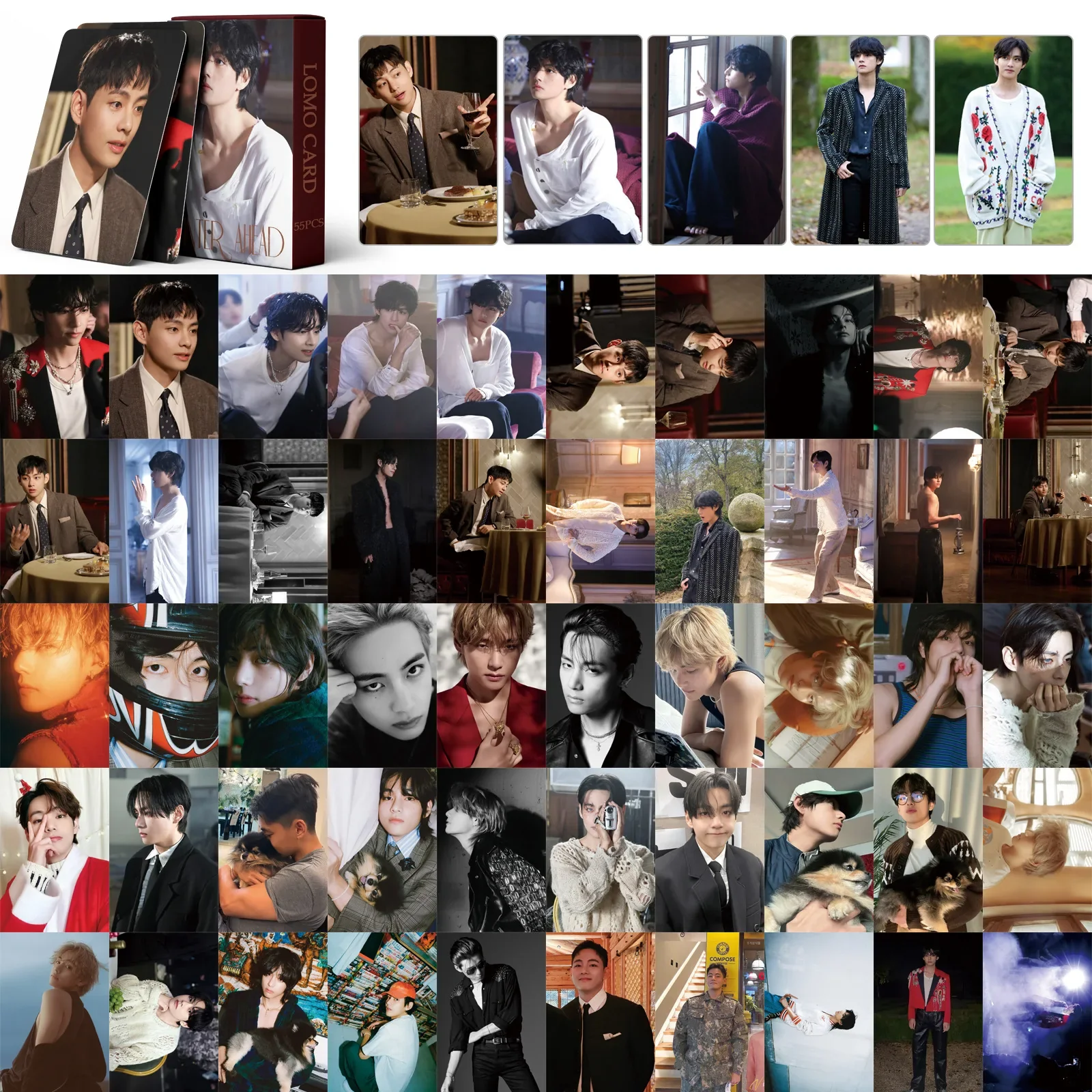 V 55Pcs/Set WINTER AHEAD PhotoCards - Image 3