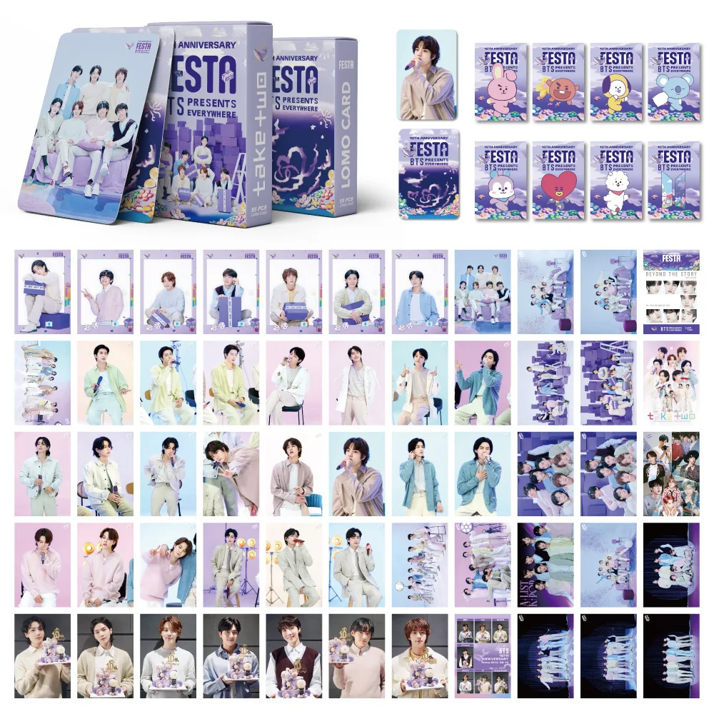 BTS Festa 55pcs Photo Card Set - Image 11