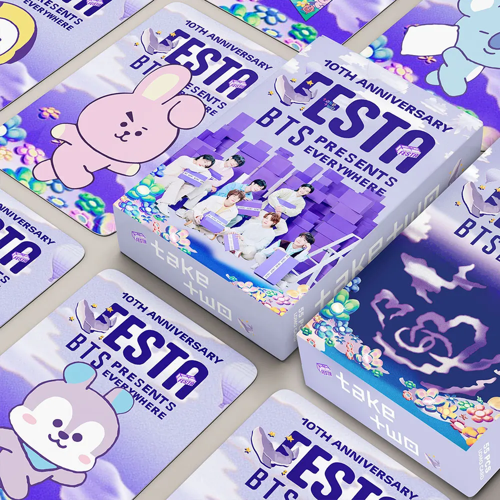 BTS Festa 55pcs Photo Card Set - Image 7