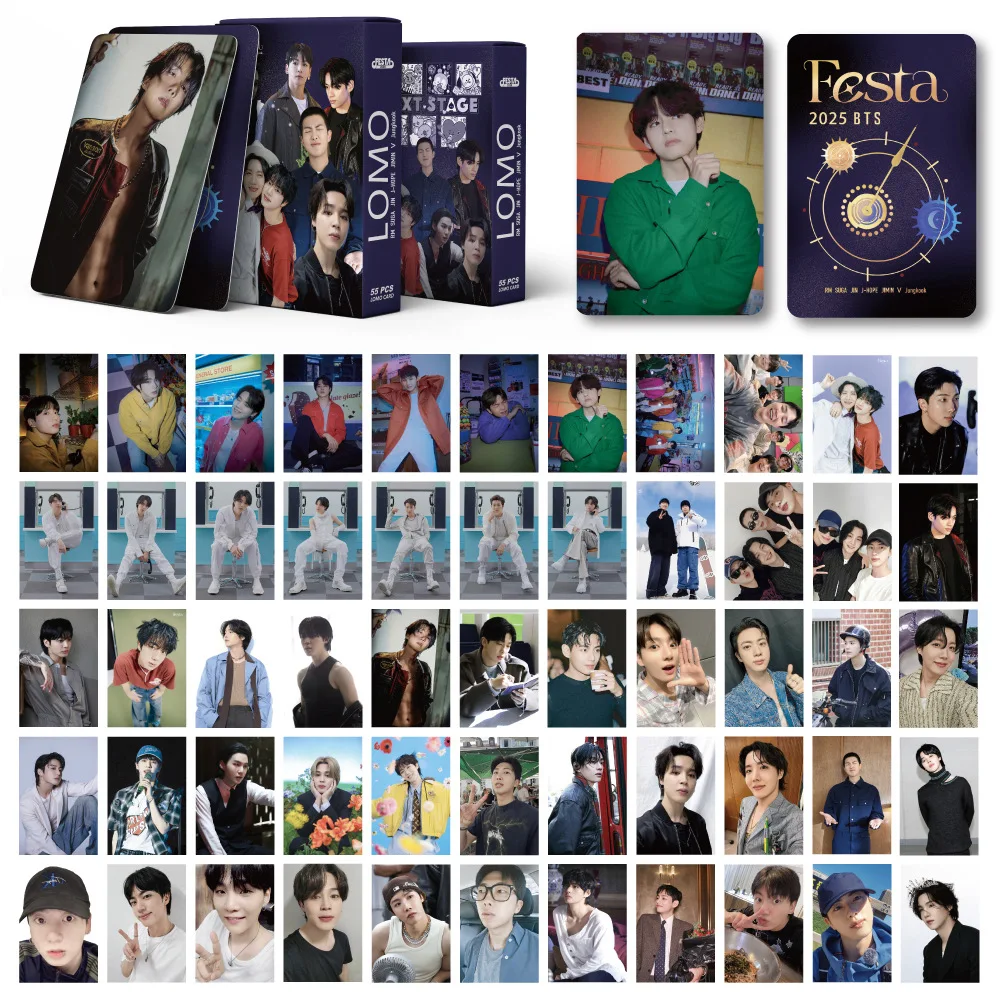 BTS Exclusive Group Photo-Cards 55pcs set - Image 6