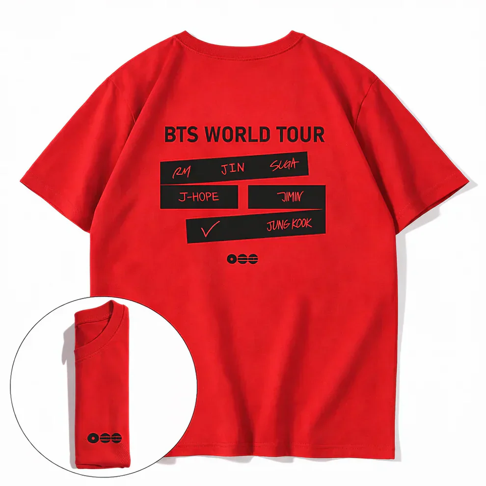 ARIRANG ‘BTS World Tour’ Cotton T-Shirt (MULTIPLE OPTIONS) ⭐️ - Image 7
