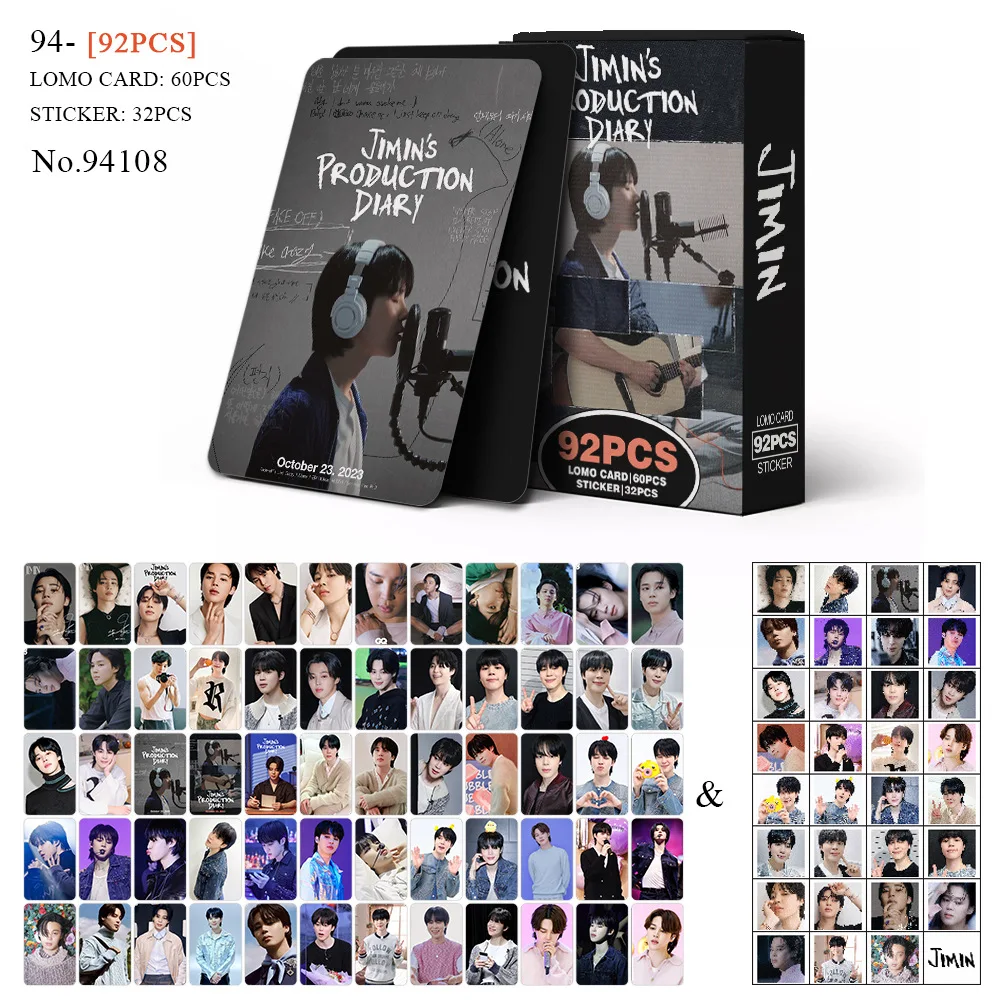 JIMIN SOLO 92/pcs set Photo-Cards - Image 6