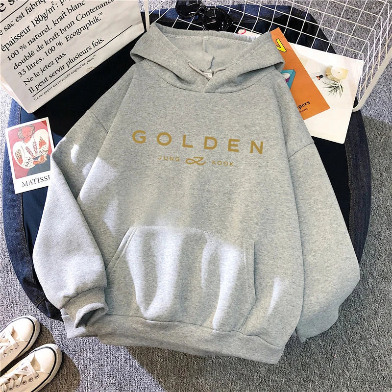 JUNGKOOK Golden Exclusive Hoodie 💛 - Image 4