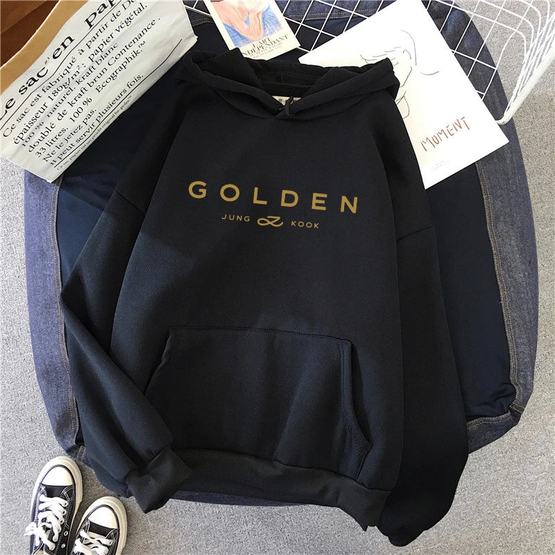 JUNGKOOK Golden Exclusive Hoodie 💛 - Image 9