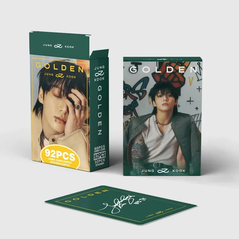 Jungkook 92Pcs Golden Photo-Cards - Image 3