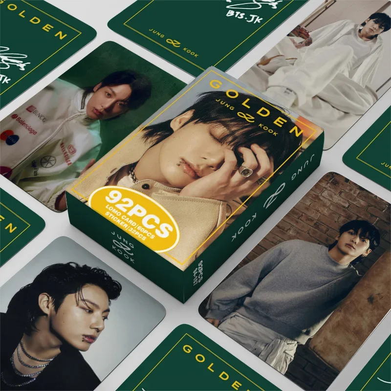 Jungkook 92Pcs Golden Photo-Cards - Image 4