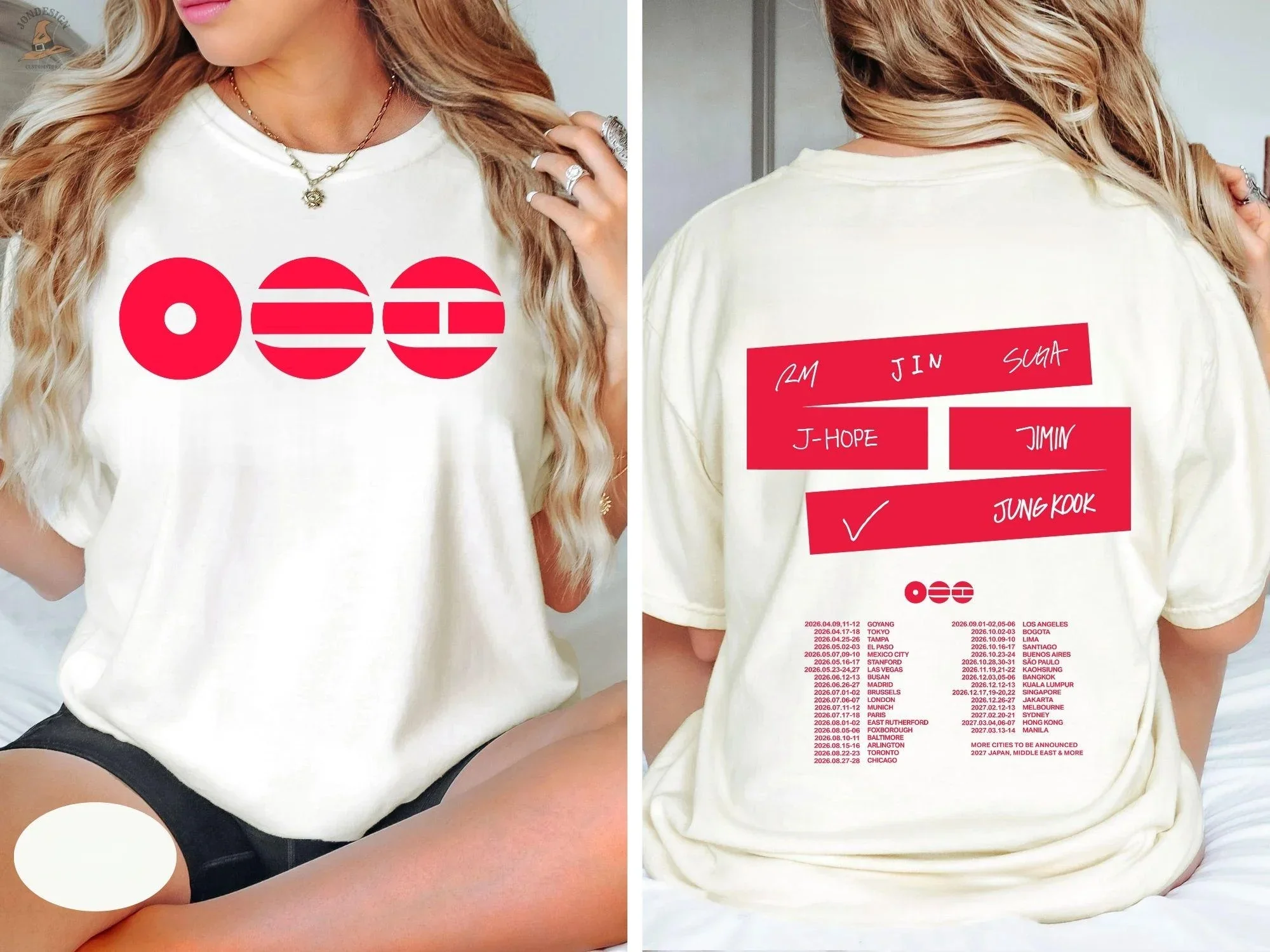 BTS Arirang World Tour Exclusive Signature T-shirt - Image 6